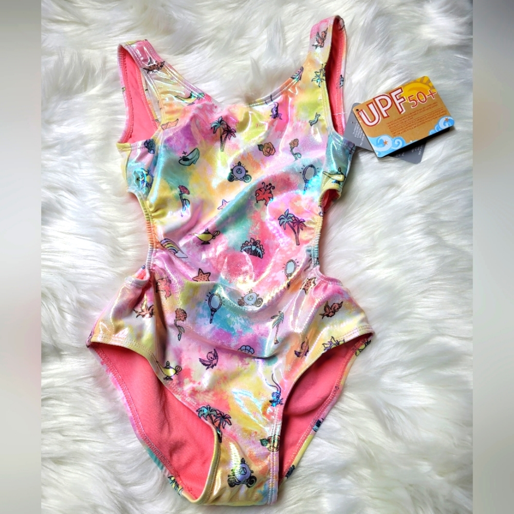 Girls Princess Swim Suit